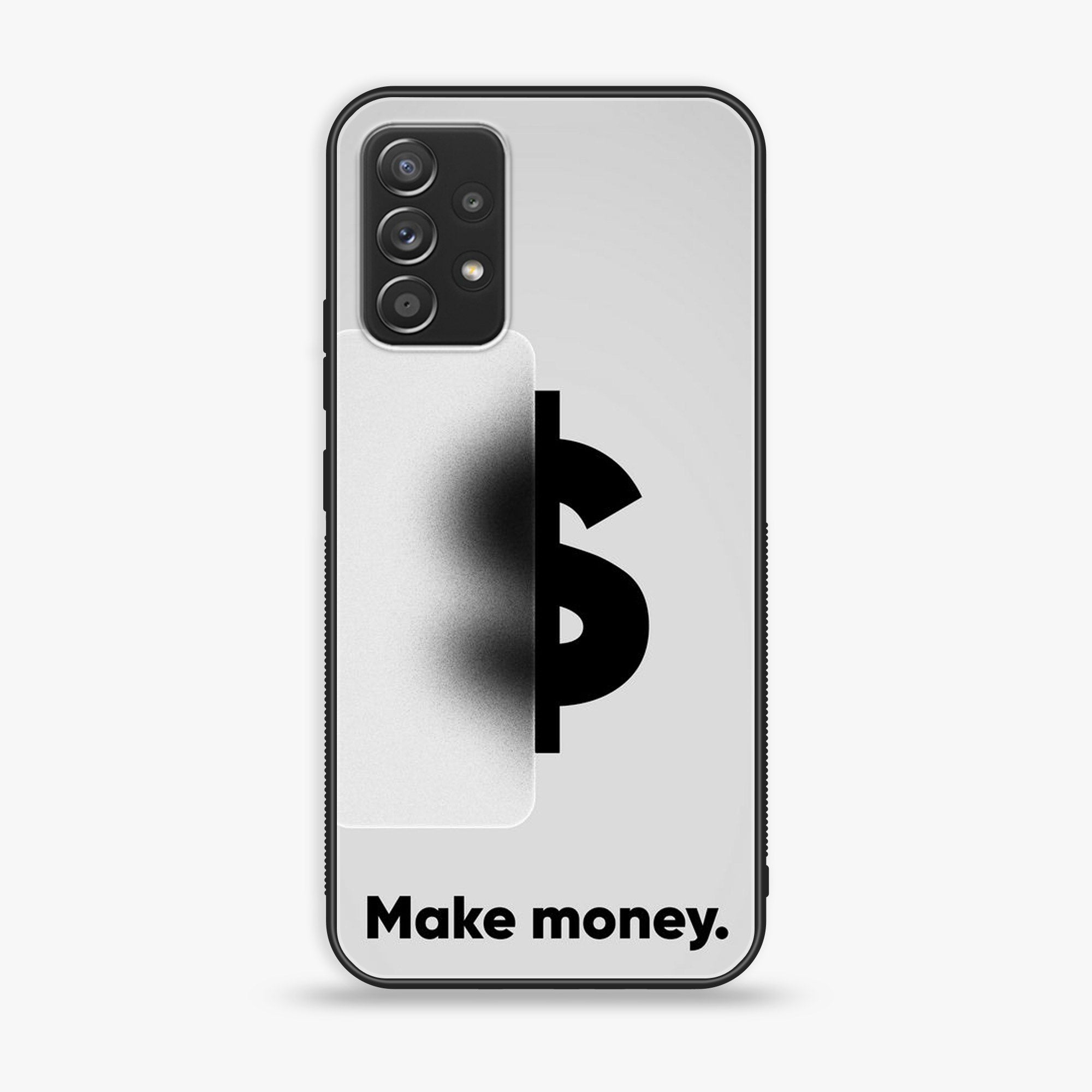 Samsung Galaxy A32 4G- Dollar Series - Premium Printed Glass soft Bumper shock Proof Case