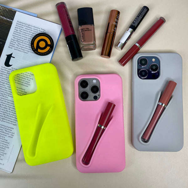 iPhone 11 Lip Gloss Holder Silicone Case