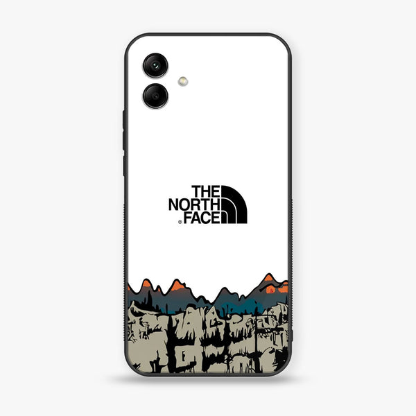 Samsung Galaxy A04 - The North Face Series - Premium Printed Glass soft Bumper shock Proof Case