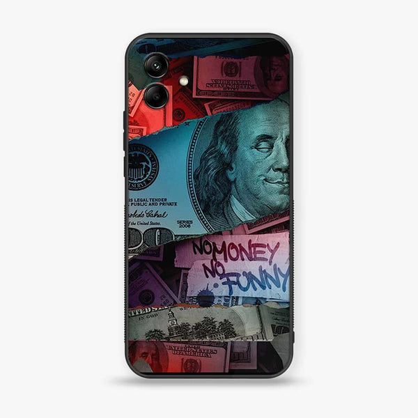 Samsung Galaxy A04e - Dollar Design 8 - Premium Printed Glass soft Bumper shock Proof Case CS-9419