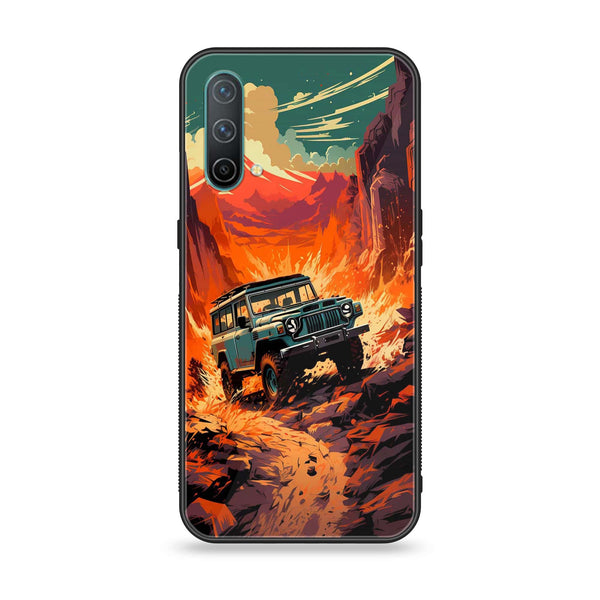 OnePlus Nord CE 5G - Jeep Offroad - Premium Printed Glass soft Bumper Shock Proof Case