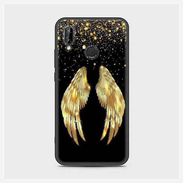 Huawei Nova 3i - Angel Wings Series - Premium Printed Glass soft Bumper shock Proof Case