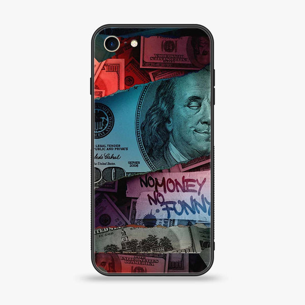 iPhone 6 - Dollar Design 8- Premium Printed Glass soft Bumper shock Proof Case CS-11971 CS-27903