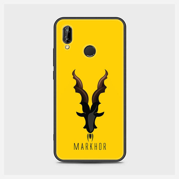 Huawei Nova 3i - Markhor Series - Premium Printed Glass soft Bumper shock Proof Case