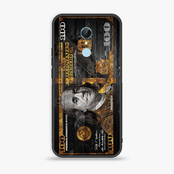 Xiaomi Redmi 5 - Dollar Series - Premium Printed Glass soft Bumper shock Proof Case