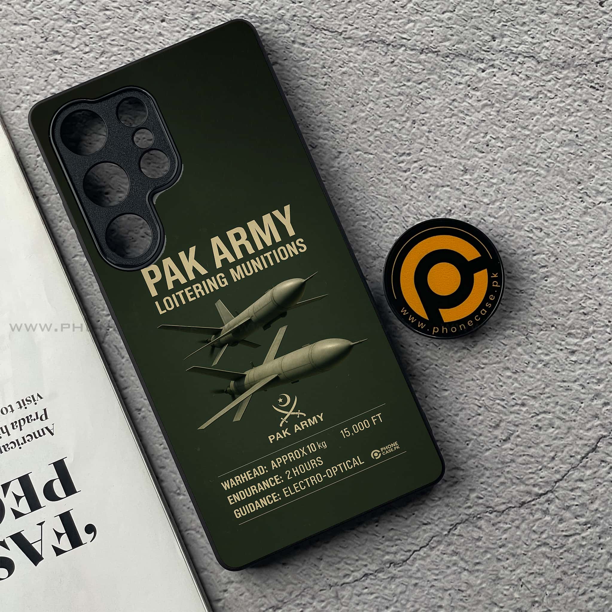 Samsung Galaxy S25 Ultra - PAF Jet Series - Premium Printed Metal soft Bumper shock Proof Case