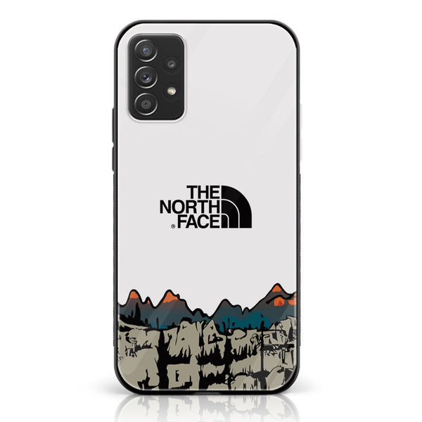 Samsung Galaxy A52s 5G - The North Face Series - Premium Printed Glass soft Bumper shock Proof Case