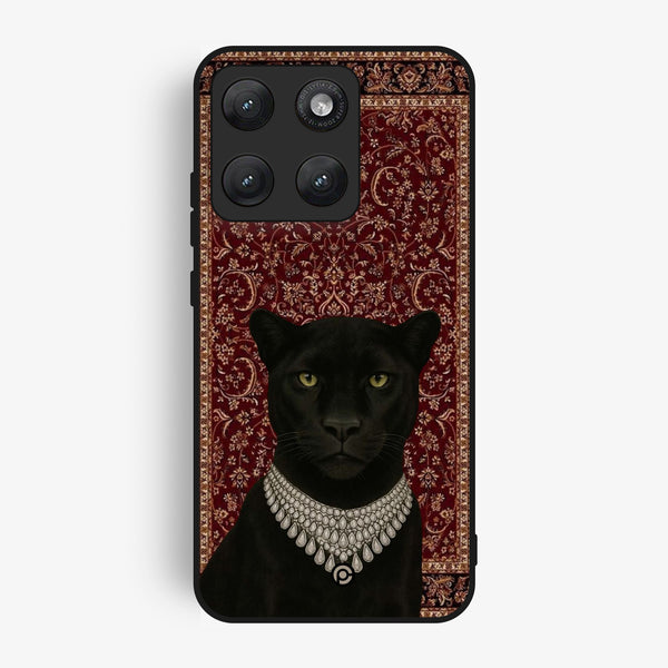 Motorola Edge 2026 - Black Panther - Premium Metal Printed Soft Bumper Shock Proof Case
