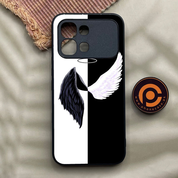Infinix Note Edge - Angel 2.0 Design 5 - Premium Metal Printed Soft Bumper Shock Proof Case