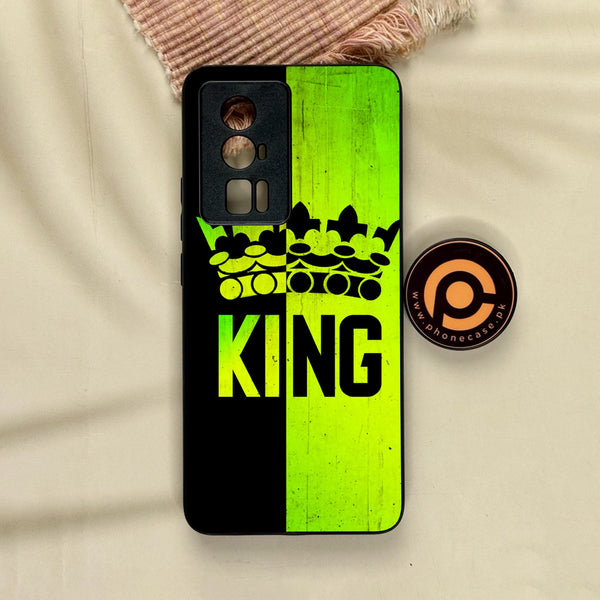 Xiaomi Redmi K60 Pro - King Design 3 - Premium Metal Printed Soft Bumper Shock Proof Case