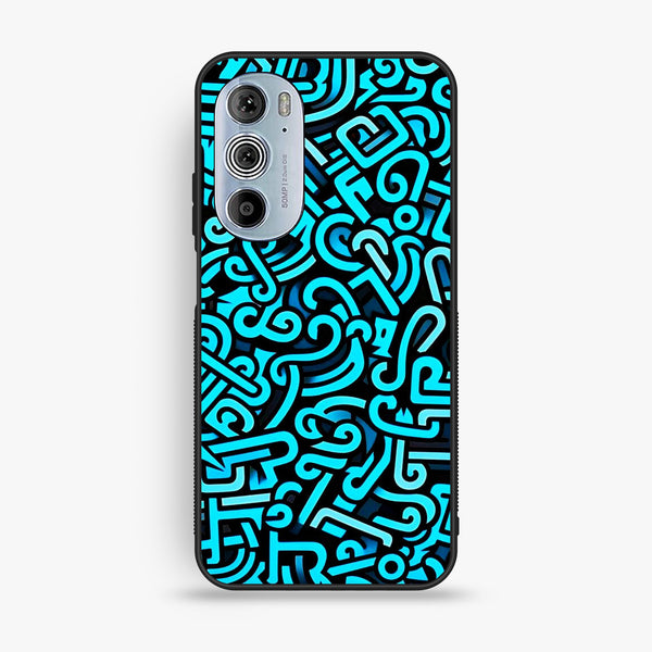 Motorola Edge 30 Pro - Doodle Design - Premium Metal Printed Soft Bumper Shock Proof Case