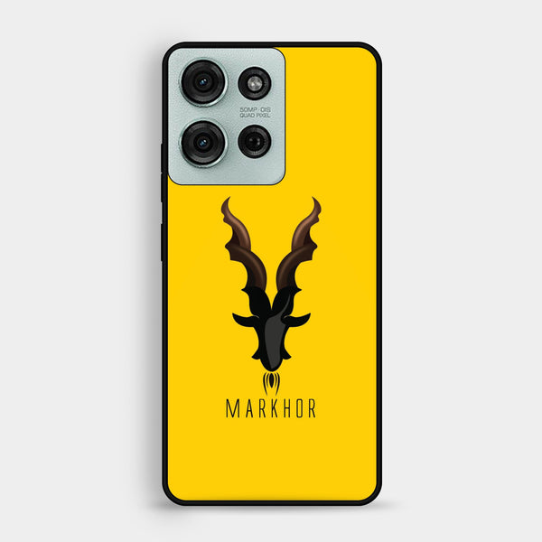 Motorola Moto G75 - Markhor Design 1 - Premium Metal Printed Soft Bumper Shock Proof Case