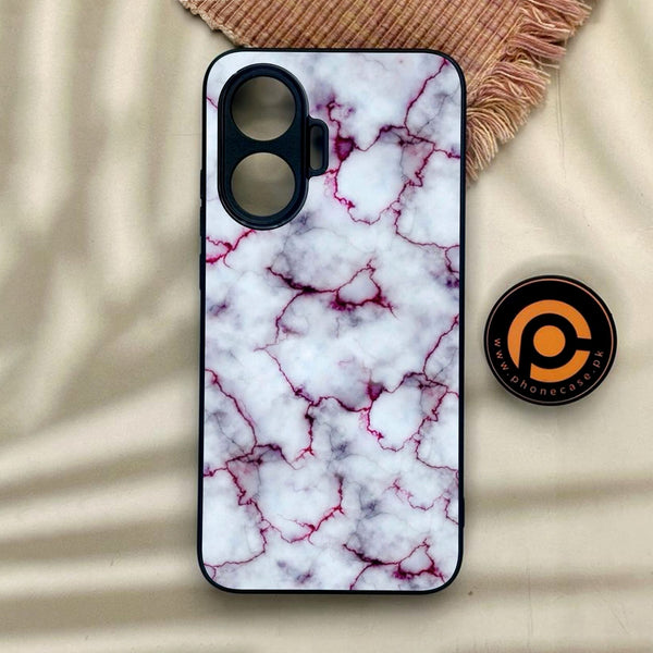 Xiaomi Poco F7 - White Design 1 - Premium Metal Printed Soft Bumper Shock Proof Case