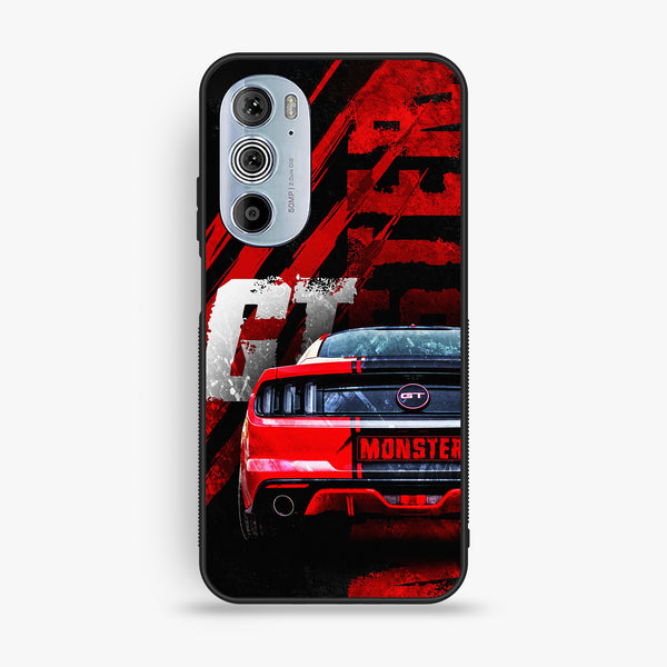 Motorola Edge 30 Pro - Speed Shift Racing Car - Premium Metal Printed Soft Bumper Shock Proof Case