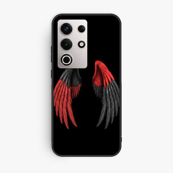 Itel S25 Ultra - Angel Wings Design 7 - Premium Metal Printed Soft Bumper Shock Proof Case