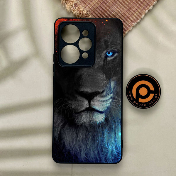Realme 15 - Tiger Design 4 - Premium Metal Printed Soft Bumper Shock Proof Case