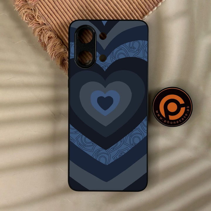 Vivo Y11d - Heart 2.0 Design 6 - Premium Metal Printed Soft Bumper Shock Proof Case