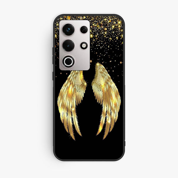 Itel S25 Ultra - Angel Wings Design 1 - Premium Metal Printed Soft Bumper Shock Proof Case
