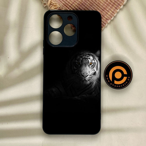 Realme Note 70 - Tiger Design 10 - Premium Metal Printed Soft Bumper Shock Proof Case