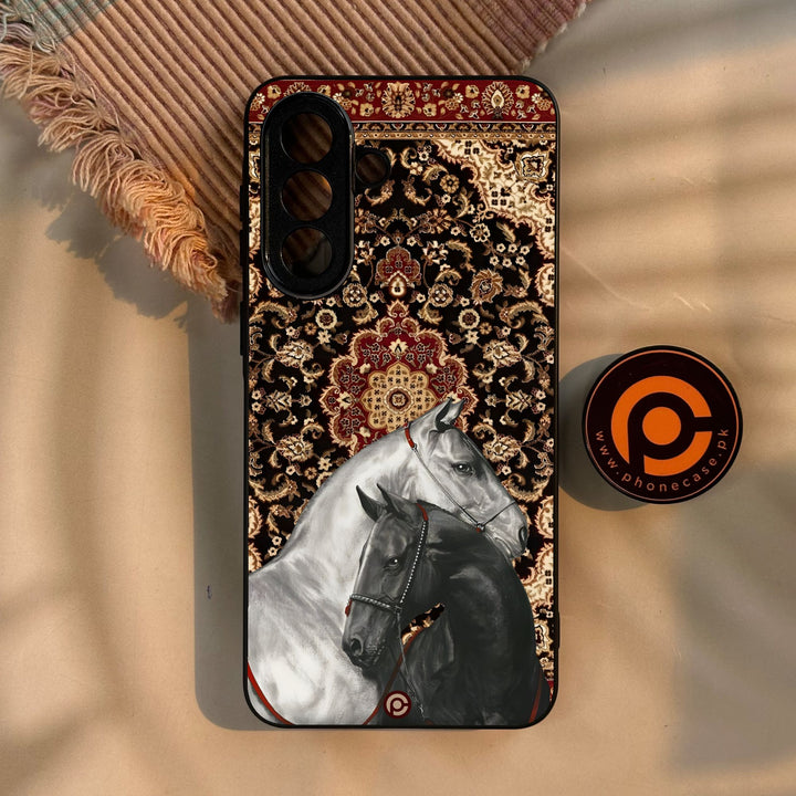 Samsung Galaxy A57 5G - Horse Heritage - Premium Metal Printed Soft Bumper Shock Proof Case