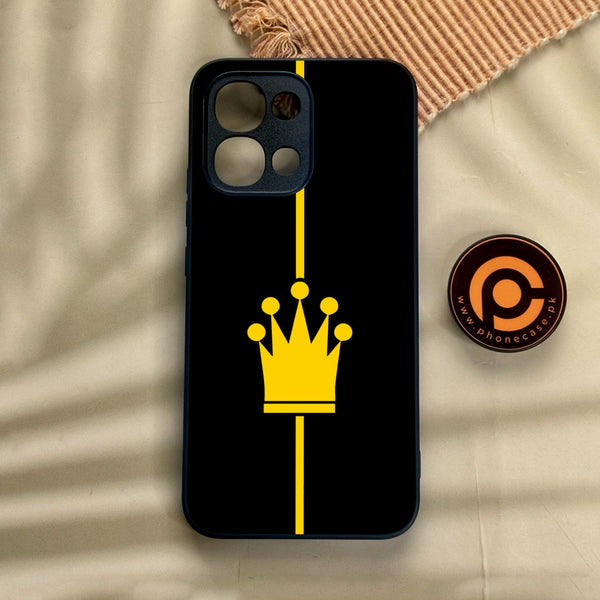 Oppo A6 Pro - King Design 1 - Premium Metal Printed Soft Bumper Shock Proof Case