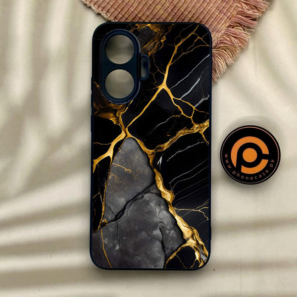 Xiaomi Redmi Turbo 4 Pro - Liquid Marble Design 6 - Premium Metal Printed Soft Bumper Shock Proof Case