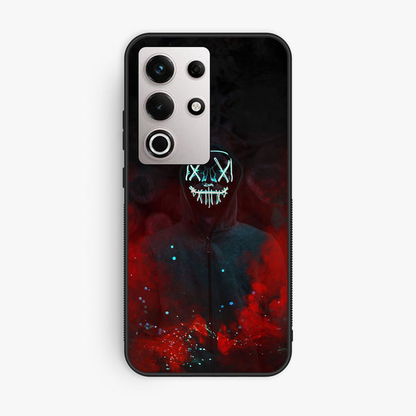 Itel S25 Ultra - Anonymous 2.0 Design 3 - Premium Metal Printed Soft Bumper Shock Proof Case