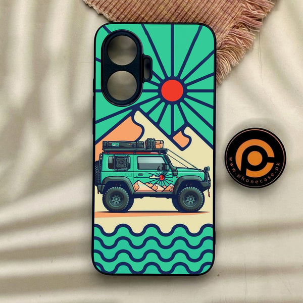 Xiaomi Redmi Turbo 4 Pro - Suzuki Jimny Design - Premium Metal Printed Soft Bumper Shock Proof Case