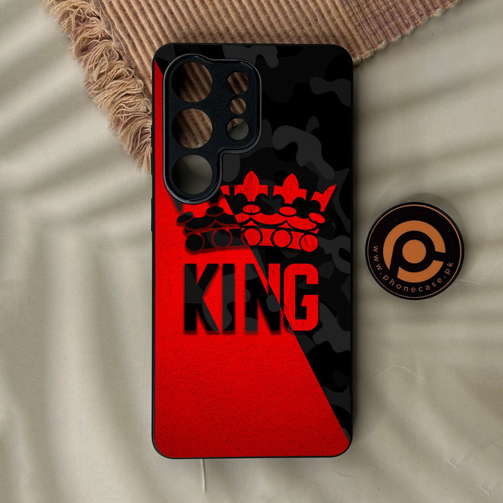 Samsung Galaxy S26 Ultra - King Design 6 - Premium Metal Printed Soft Bumper Shock Proof Case