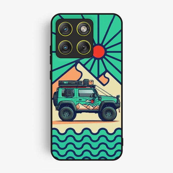 Motorola Edge 70 - Suzuki Jimny Design - Premium Metal Printed Soft Bumper Shock Proof Case