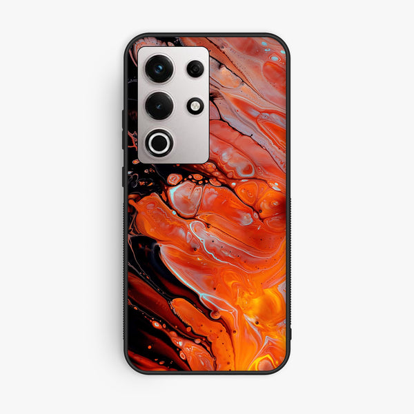 Itel S25 Ultra - Liquid Marble Design 4 - Premium Metal Printed Soft Bumper Shock Proof Case