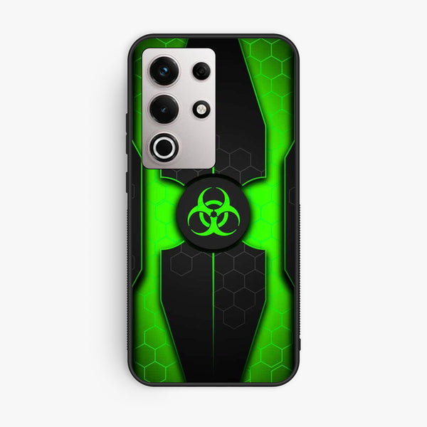 Itel S25 Ultra - Biohazard Design 3 - Premium Metal Printed Soft Bumper Shock Proof Case
