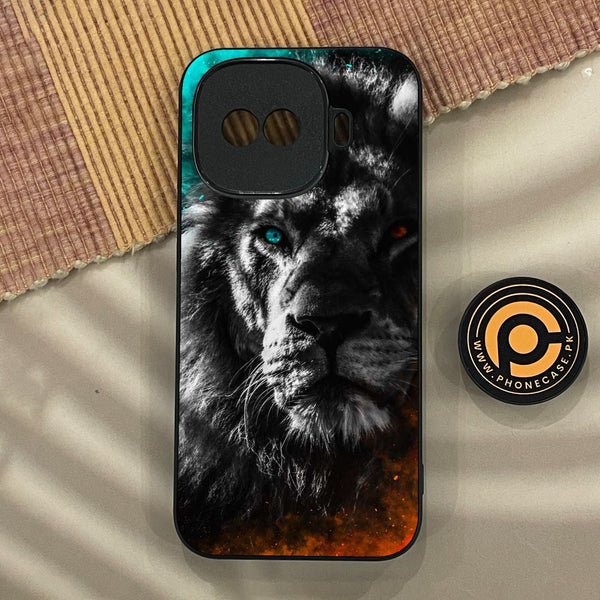 iQoo Z11 Turbo - Tiger Design 3 - Premium Metal Printed Soft Bumper Shock Proof Case