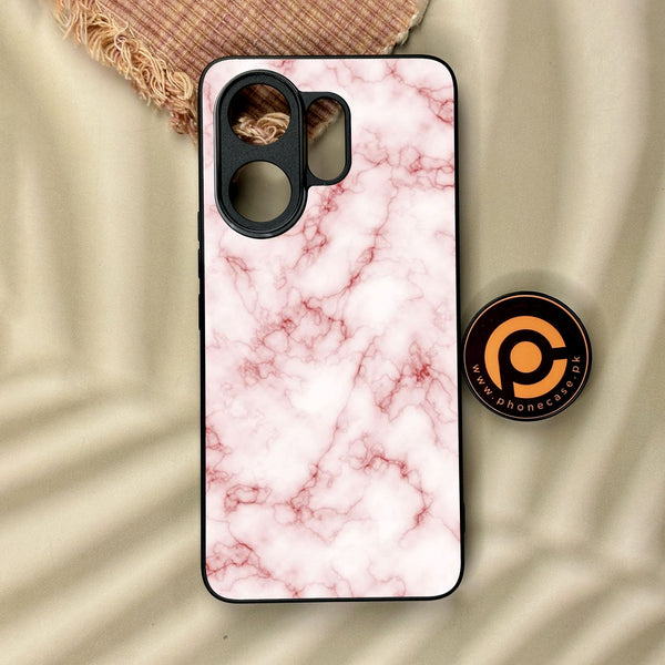 Vivo V60 - Pink Design 4 - Premium Metal Printed Soft Bumper Shock Proof Case