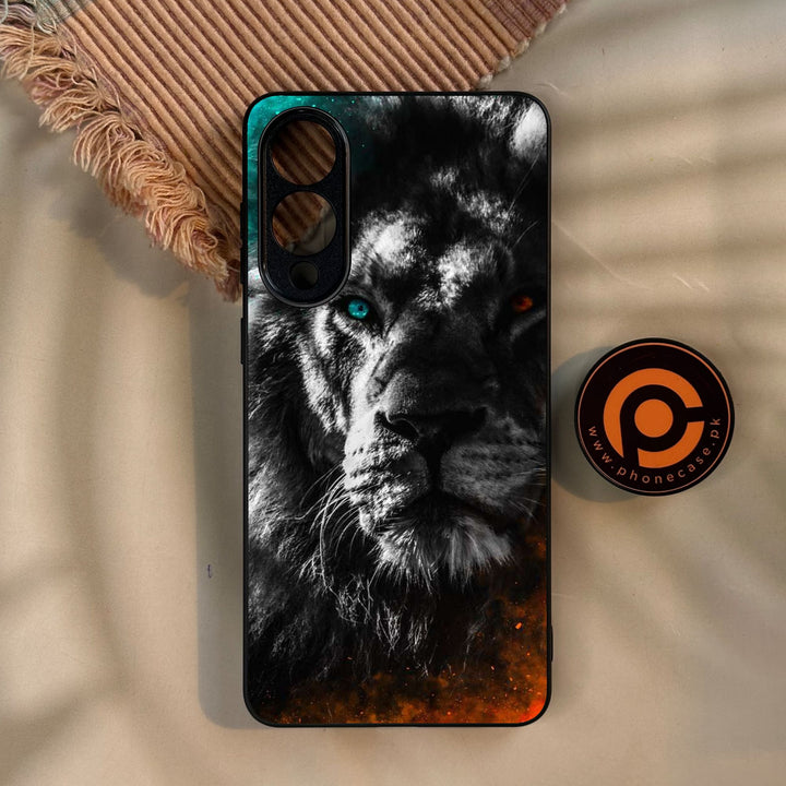 Galaxy S25 Edge - Tiger Design 3 - Premium Metal Printed Soft Bumper Shock Proof Case
