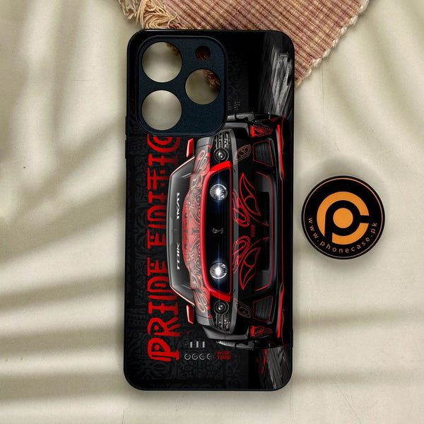 Realme Note 70 - Cobra X Racing Car - Premium Metal Printed Soft Bumper Shock Proof Case