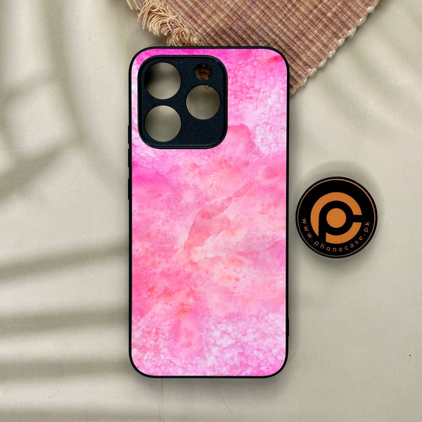 Realme 15T - Pink Marble 2.0 Design 5 - Premium Metal Printed Soft Bumper Shock Proof Case