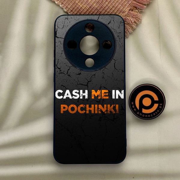 Honor x9d - Cash Me - Premium Metal Printed Soft Bumper Shock Proof Case