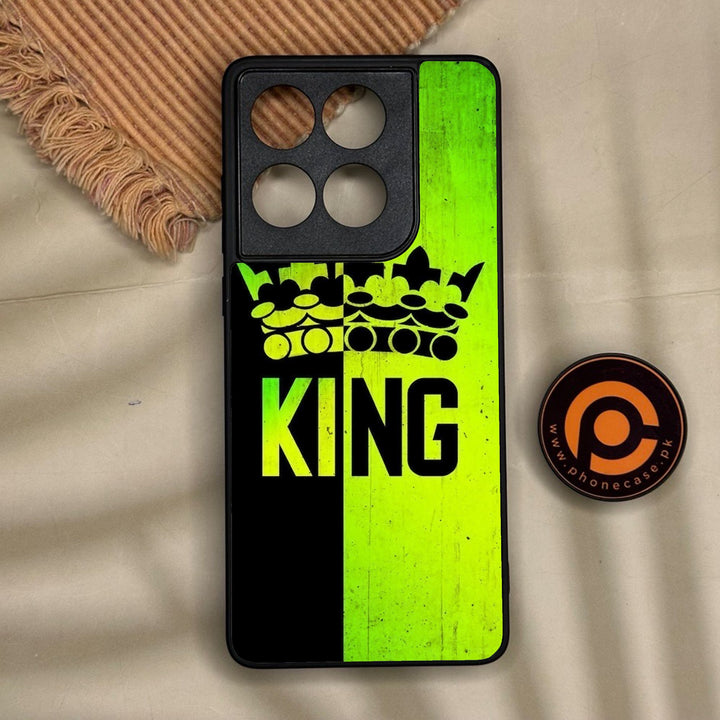 Motorola Edge 60 Fusion - King Design 3 - Premium Metal Printed Soft Bumper Shock Proof Case
