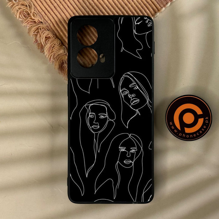 Motorola Edge 2024 - Girls Design 8 - Premium Metal Printed Soft Bumper Shock Proof Case