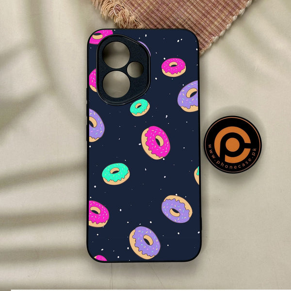 Honor 400 - Colorful Donuts - Premium Metal Printed Soft Bumper Shock Proof Case