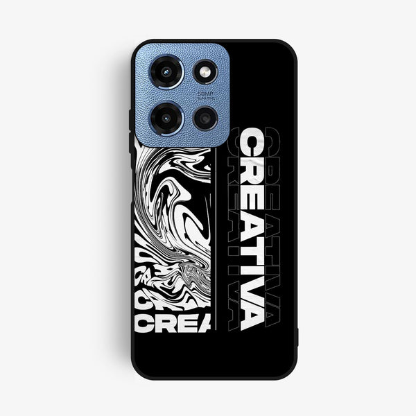 Motorola G Power 2025 - Creative - Premium Metal Printed Soft Bumper Shock Proof Case