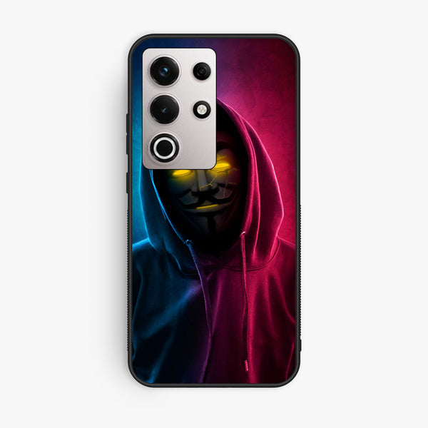 Itel S25 Ultra - Anonymous 2.0 Design 2 - Premium Metal Printed Soft Bumper Shock Proof Case