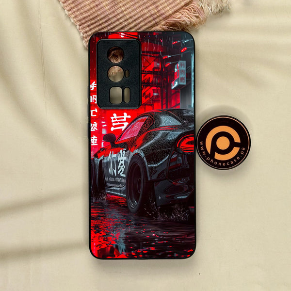 Xiaomi Redmi K60 Pro - Tokyo Dark Night Racing Car - Premium Metal Printed Soft Bumper Shock Proof Case