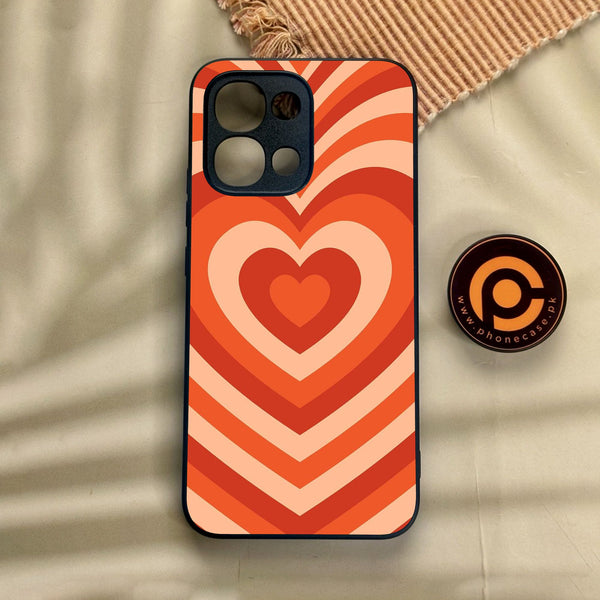 Oppo A6 Pro - Heartbeat Design 9 - Premium Metal Printed Soft Bumper Shock Proof Case