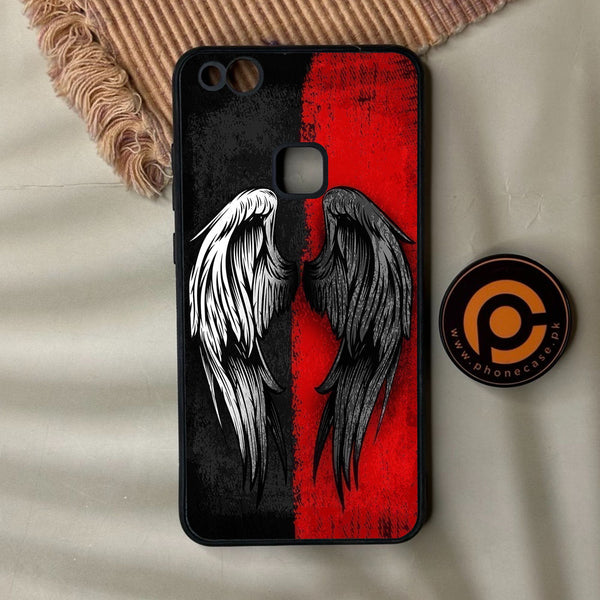 Huawei P10 Lite - Angel 2.0 Design 10 - Premium Metal Printed Soft Bumper Shock Proof Case