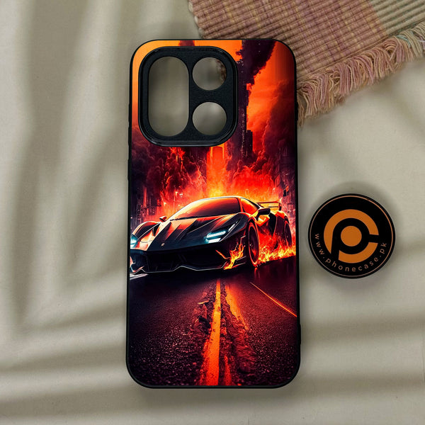 OnePlus 15 - Racing Design 1 - Premium Metal Printed Soft Bumper Shock Proof Case
