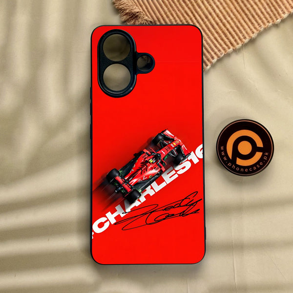 Vivo V60 Lite  - Formula 1 Design 2 - Premium Metal Printed Soft Bumper Shock Proof Case