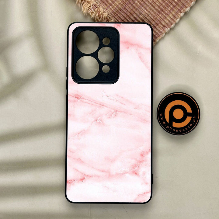 Realme 15 - Pink Design 2 - Premium Metal Printed Soft Bumper Shock Proof Case