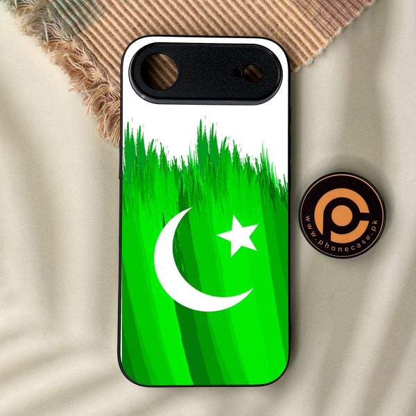 iPhone Air - Pakistan Design 6 - Premium Metal Printed Soft Bumper Shock Proof Case